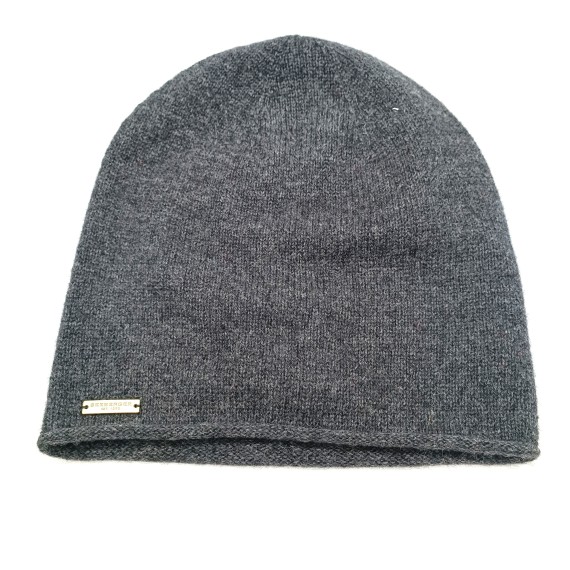 Seeberger Cashmere-Beanie anthrazit